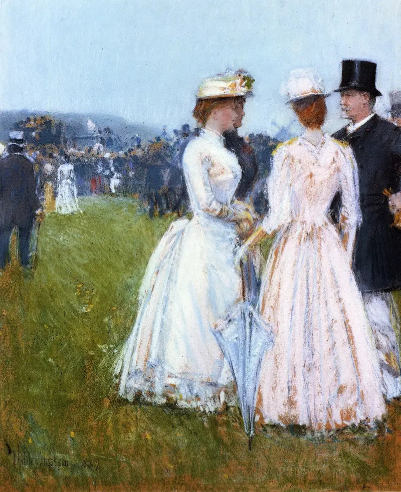 Na Wielkiej Nagrodzie Paryża - Childe Hassam