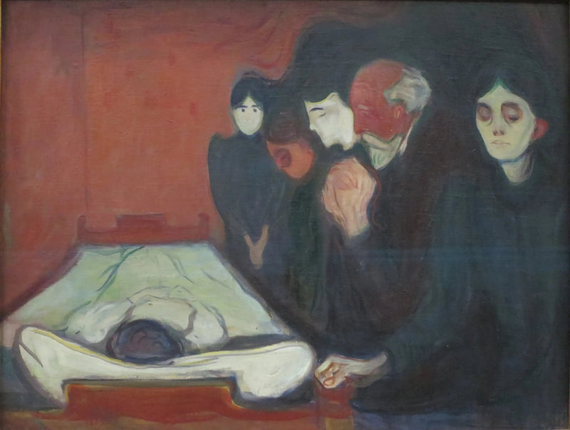 Na łożu śmierci - Edvard Munch