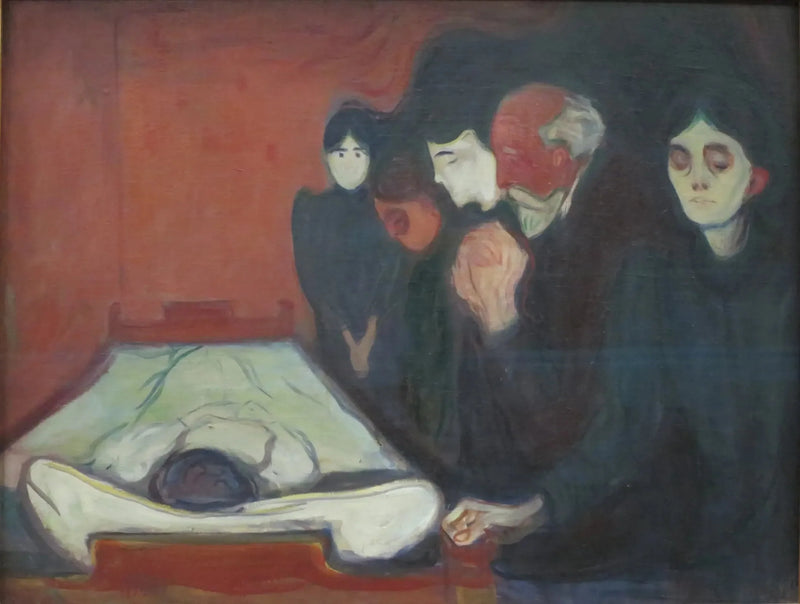 Na łożu śmierci - Edvard Munch
