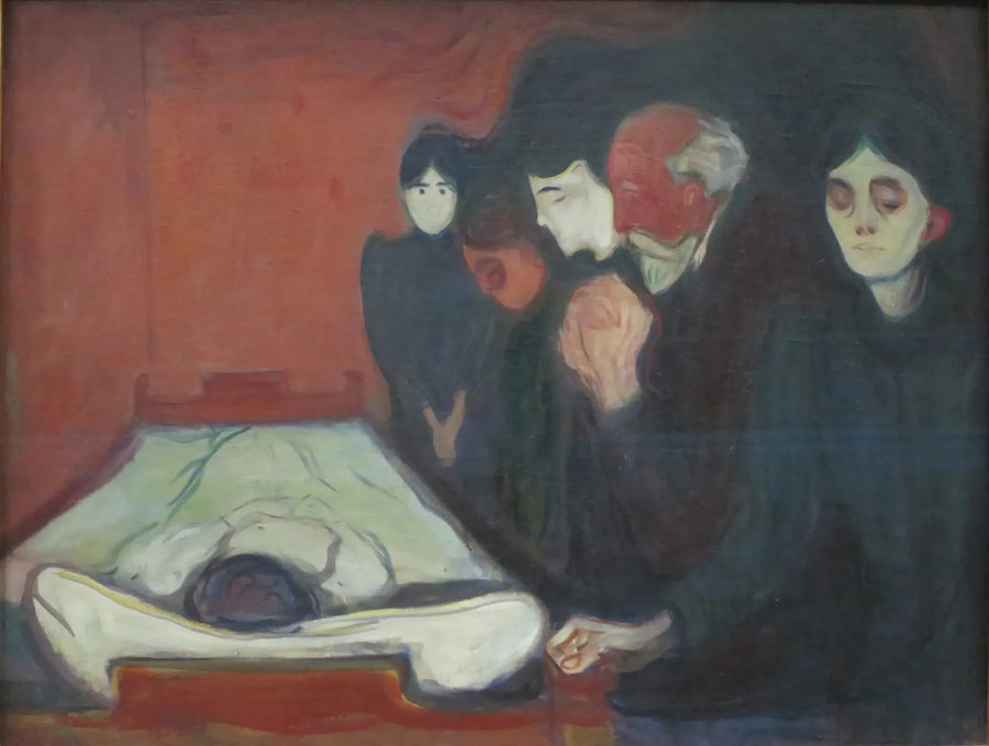 Na łożu śmierci - Edvard Munch
