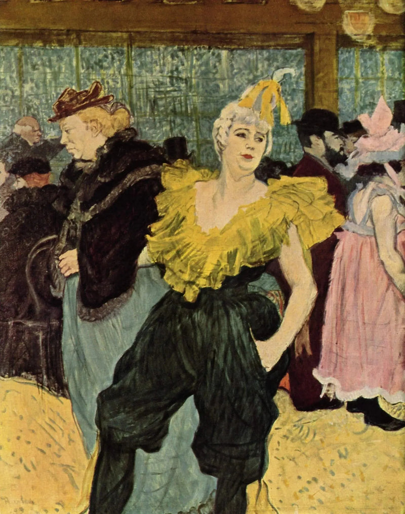W Moulin-Rouge: Klaunica Cha-U-Kao - Henri de Toulouse-Lautrec