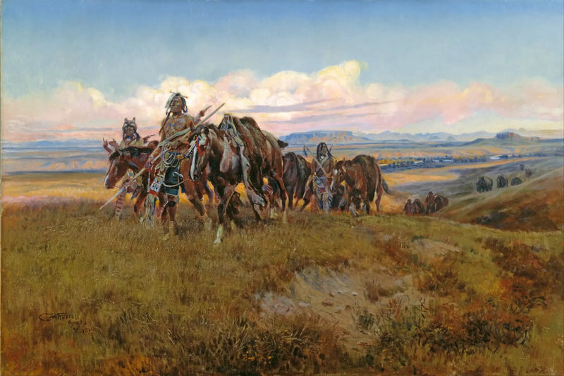 W kraju wroga - Charles Marion Russell