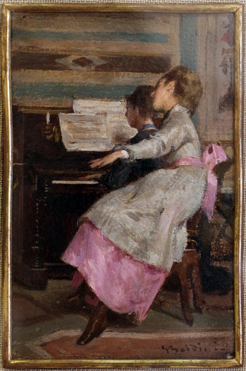 Na pianinie - Giovanni Boldini