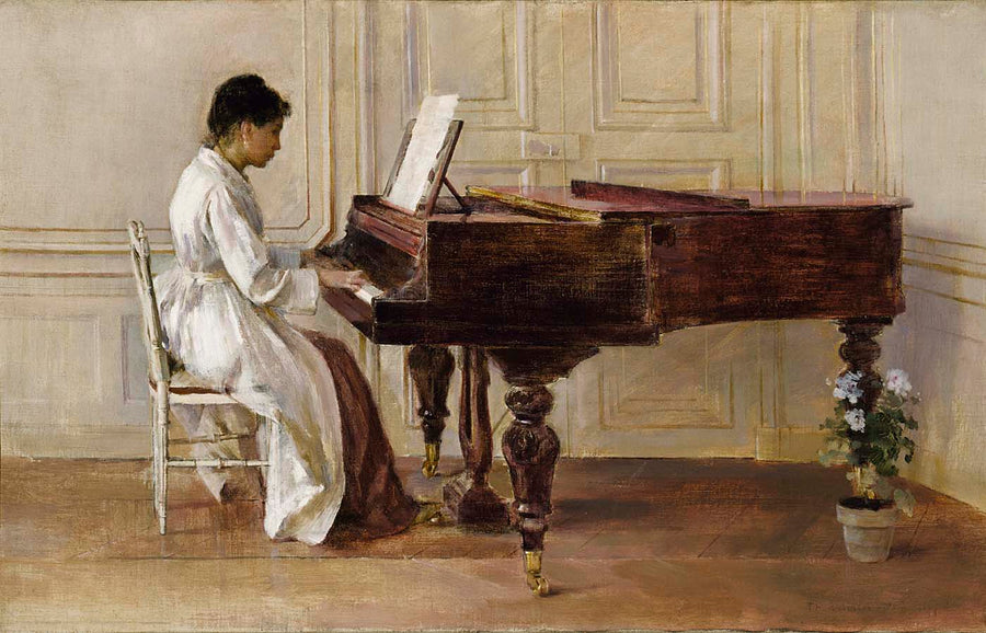 Na pianinie - Theodore Robinson