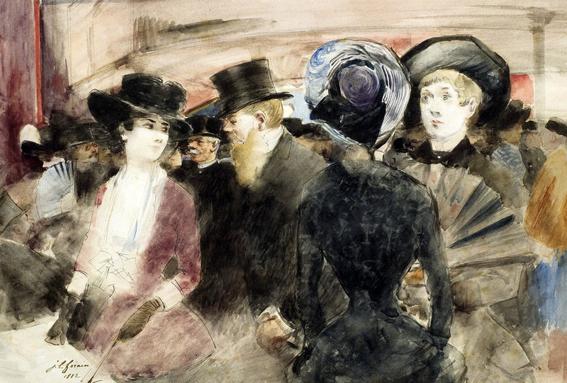 W Teatrze. - Jean-Louis Forain