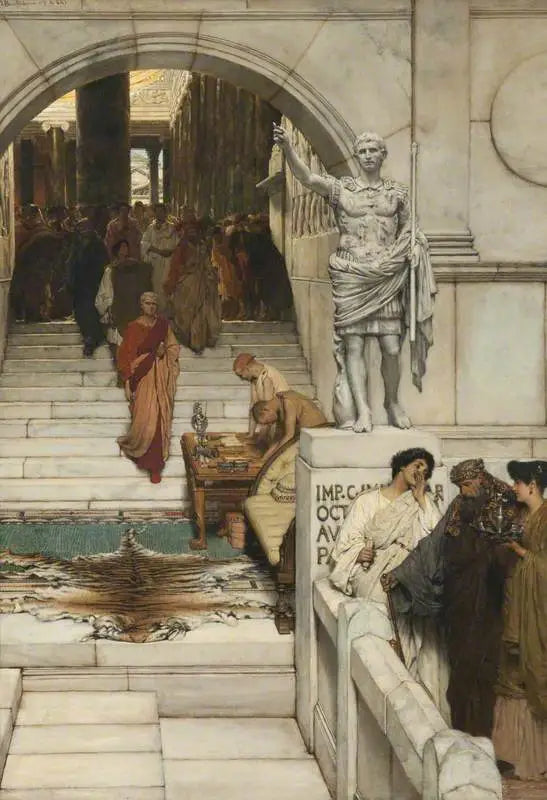 Publiczność z Agrippą - Lawrence Alma-Tadema
