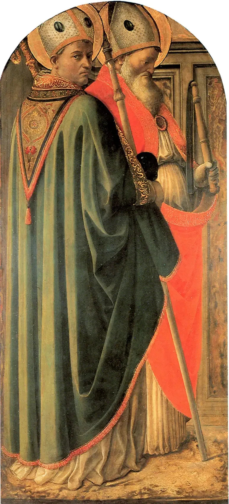 Augustine and Ambrose, Doctors of the Church - Fra Filippo Lippi image 1 reproduction de peinture à l’huile
