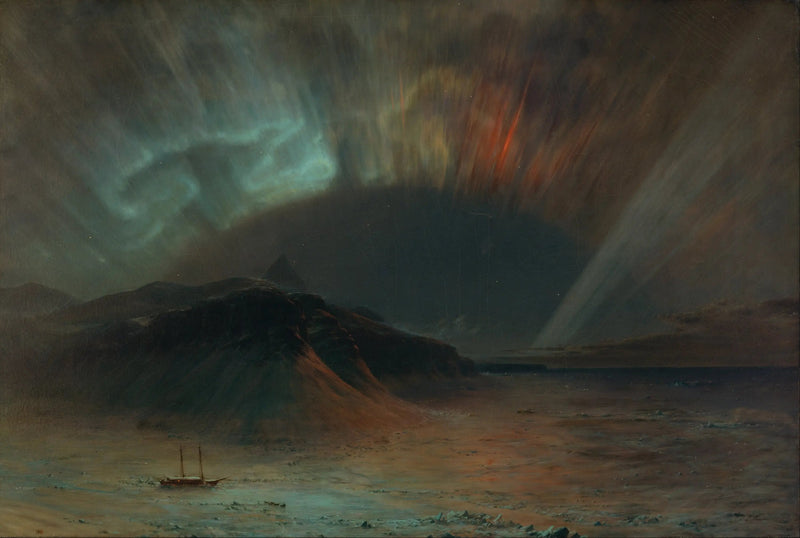 Zorza polarna - Frederic Edwin Church