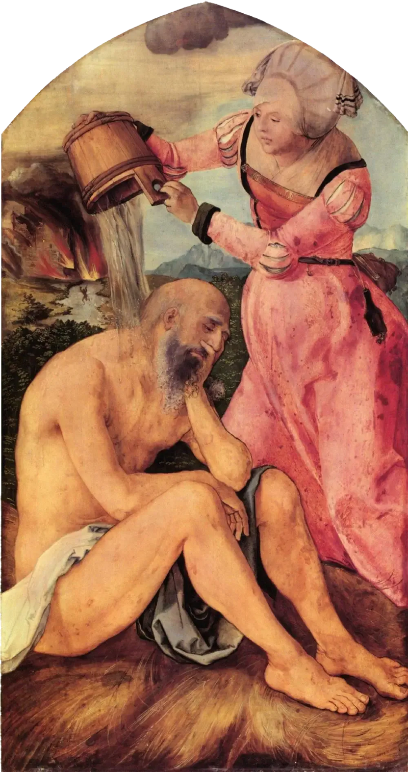 Ołtarz Jabacha: Praca nad obornikiem - Albrecht Dürer