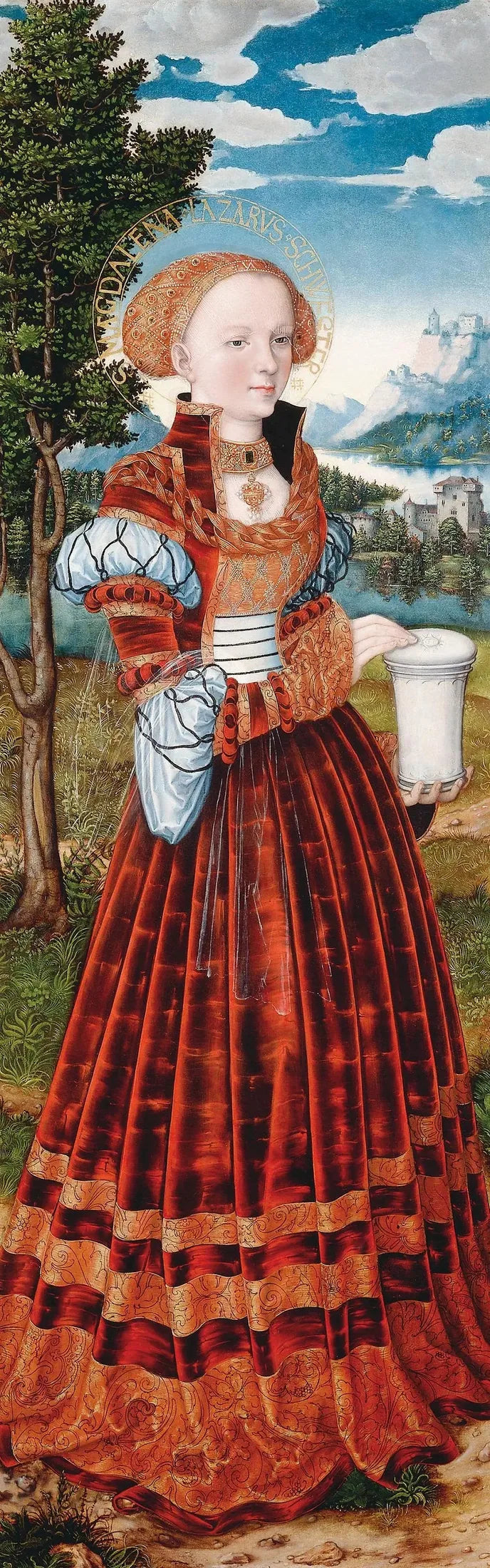 Autel de la Madeleine : Marie-Madeleine - Lucas Cranach Starszy