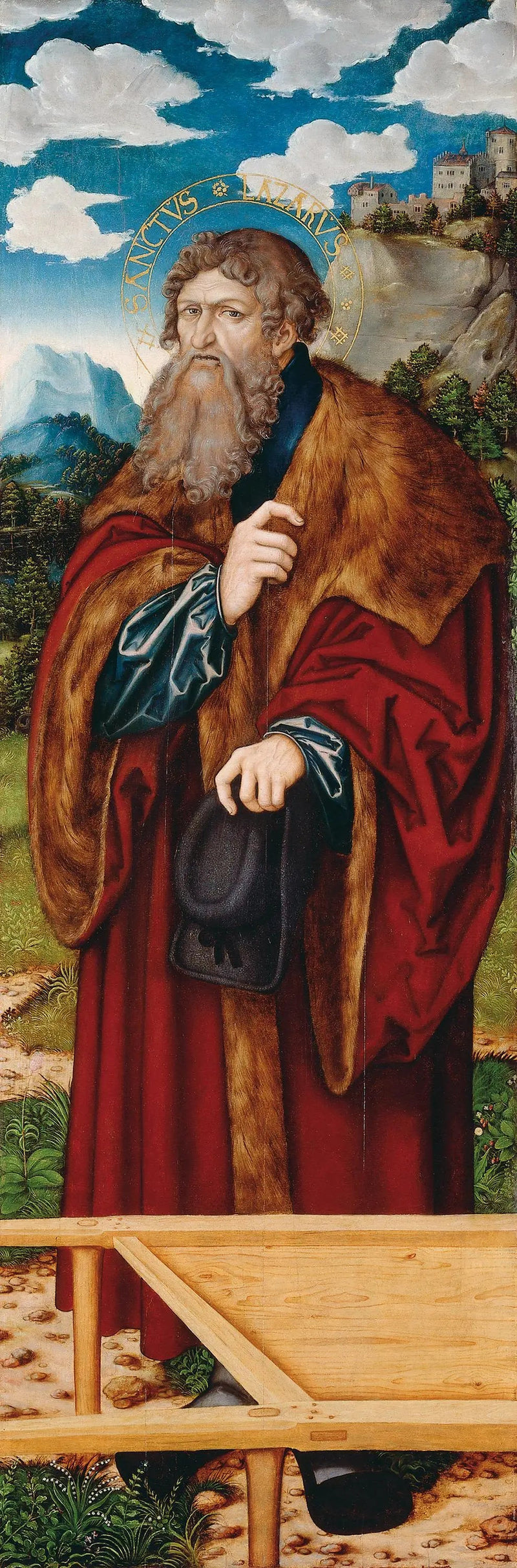 Autel de la Madeleine : Saint Lazare - Lucas Cranach Starszy