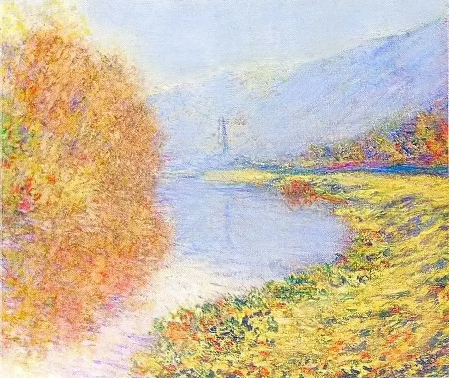 Jesień w Jeufosse - Claude Monet