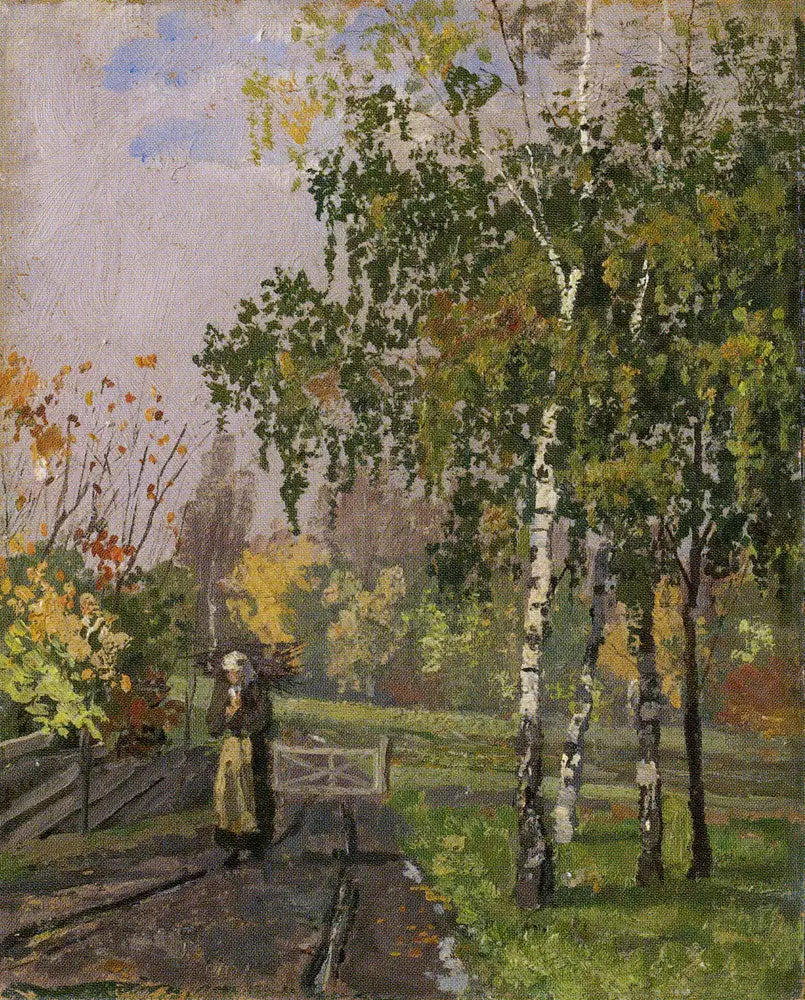 Automne à Vestre Aker - Edvard Munch image 1 reproduction artisanale de tableau