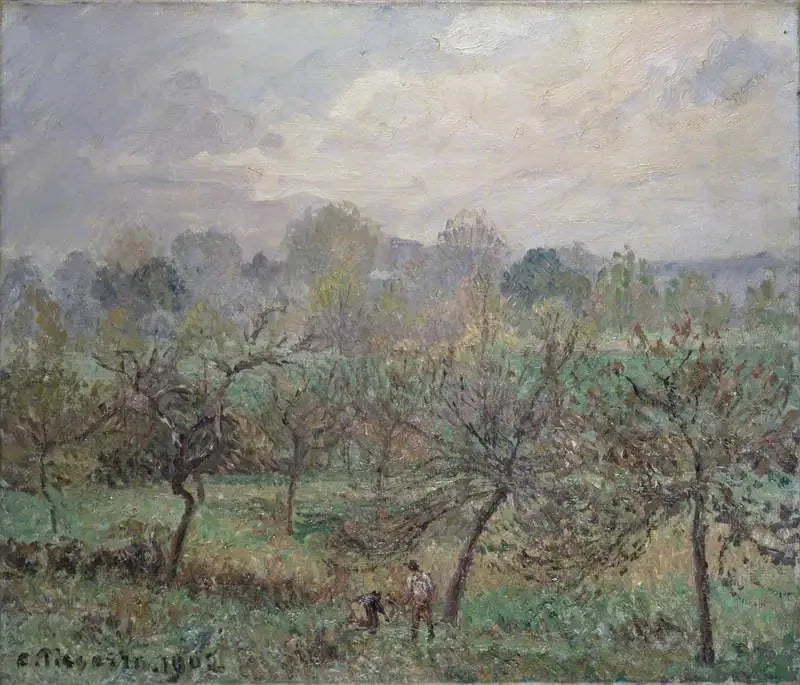Jesień, Poranna Mgła, Éragny-sur-Epte - Camille Pissarro