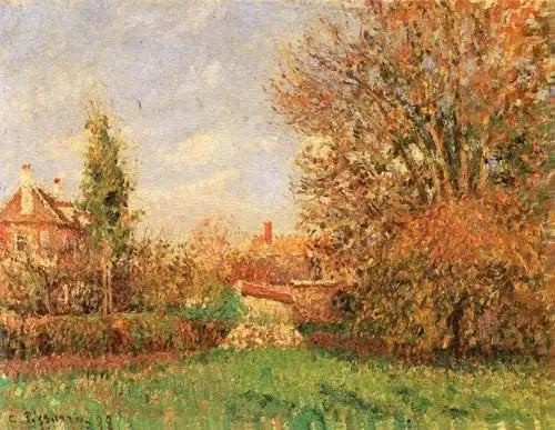 Jesień na łące w Éragny - Camille Pissarro