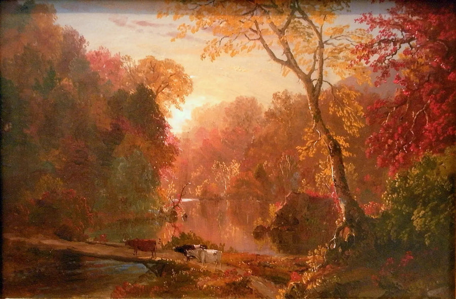 Jesień w Ameryce Północnej - Frederic Edwin Church
