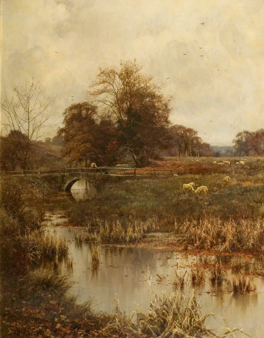 Jesień (Czerwone liście) - Edward Wilkins Waite