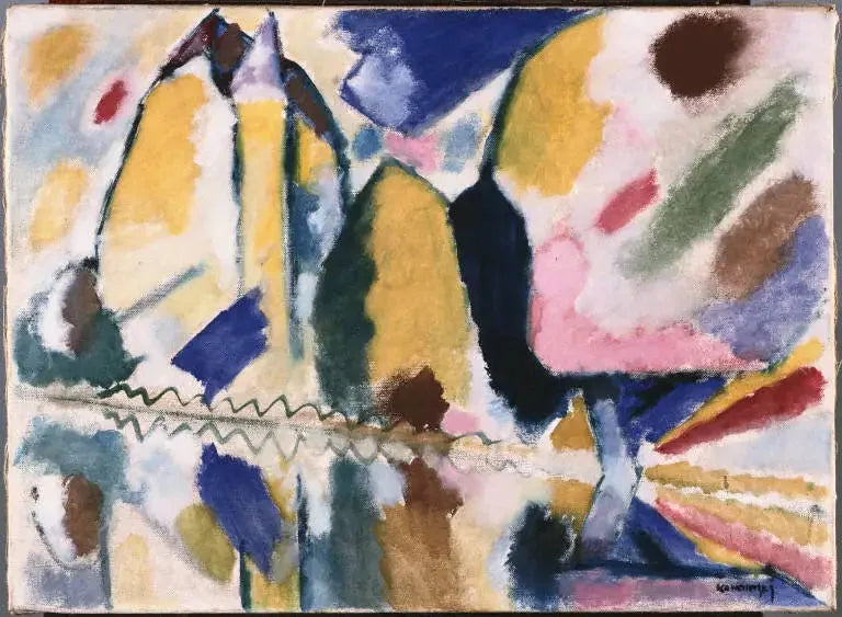 Automne II - Vassily Kandinsky image 1 copie peinte à la main à l’huile
