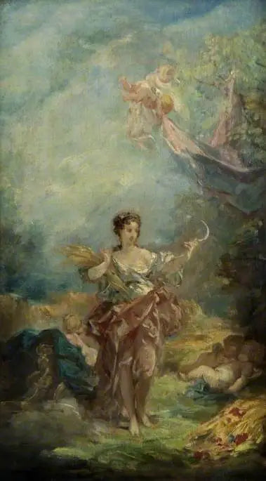 Jesień - Jean-Honoré Fragonard