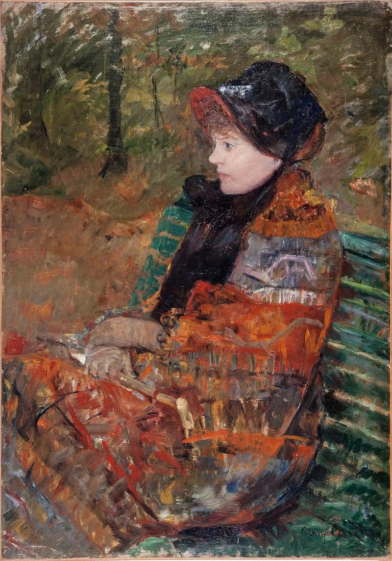 Jesień, portret Lydii Cassatt - Mary Cassatt