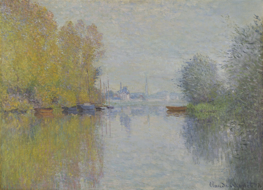 Jesień nad Sekwaną, Argenteuil W291 - Claude Monet