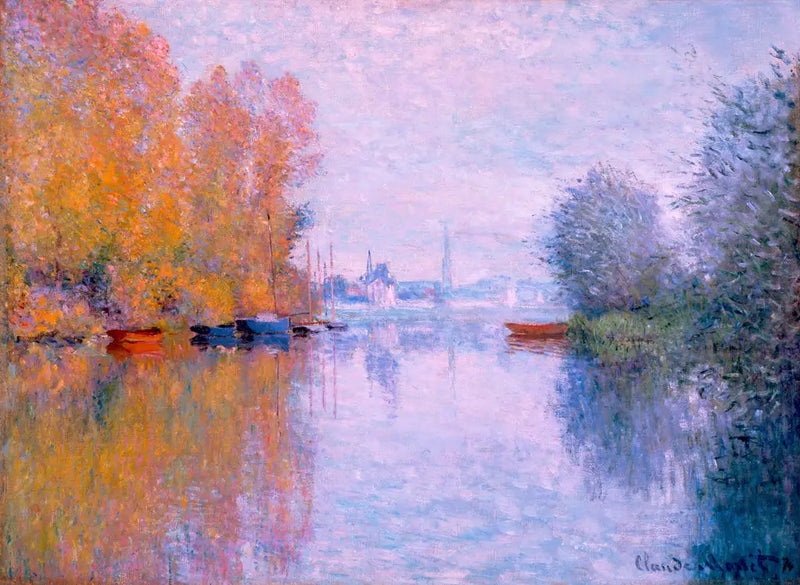 Jesień nad Sekwaną, Argenteuil - Claude Monet