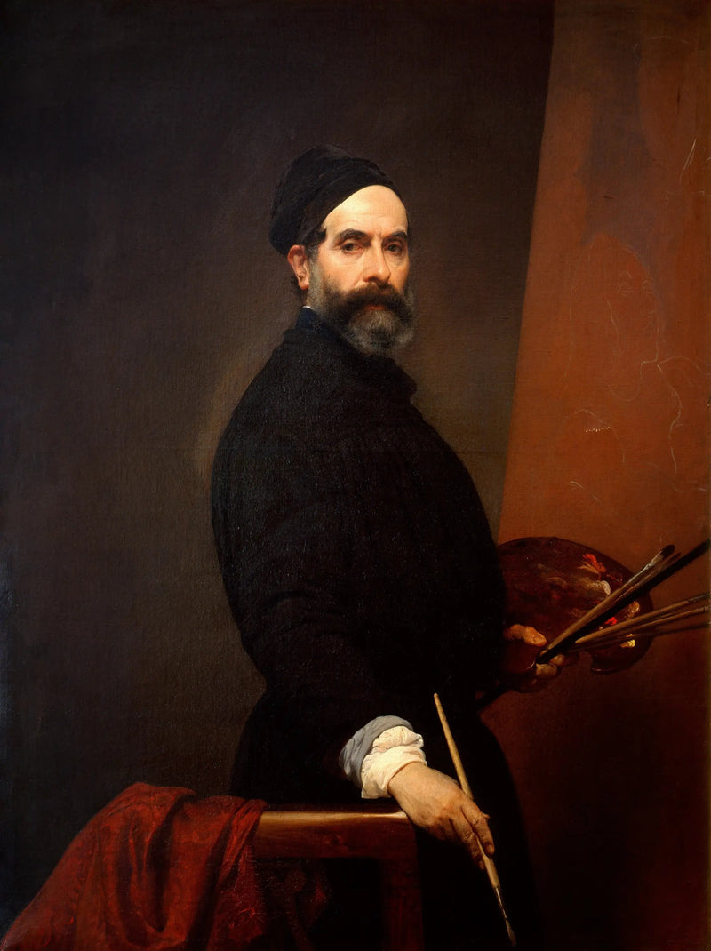 Autoportret w wieku 57 lat - Francesco Hayez