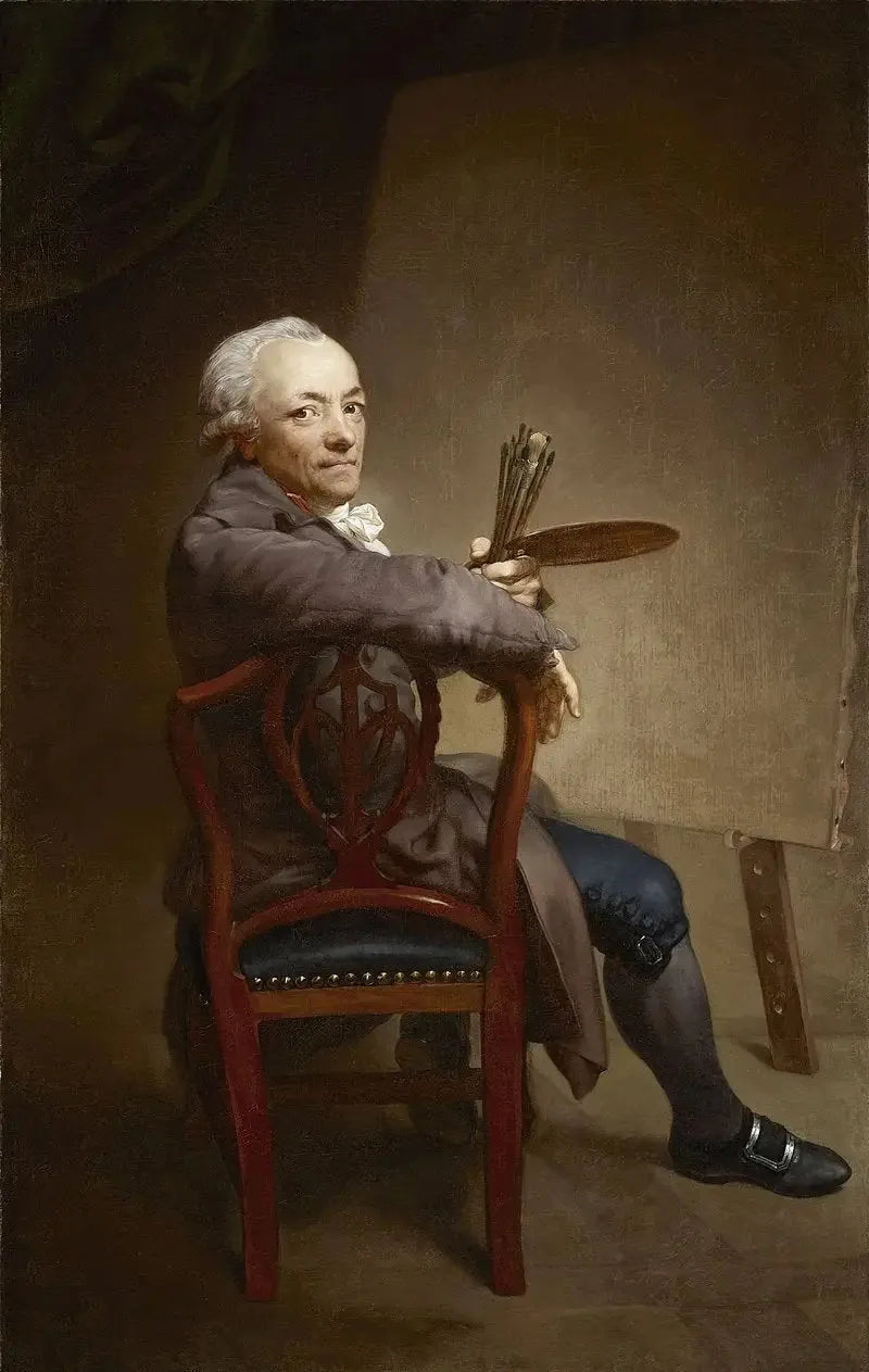 Autoportret w wieku 58 lat - Anton Graff