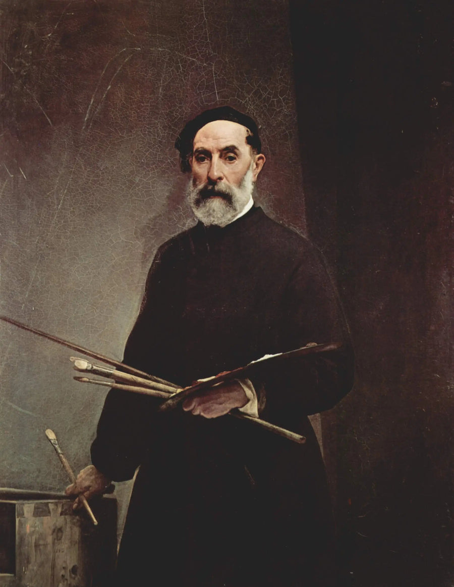 Autoportret w wieku 69 lat - Francesco Hayez