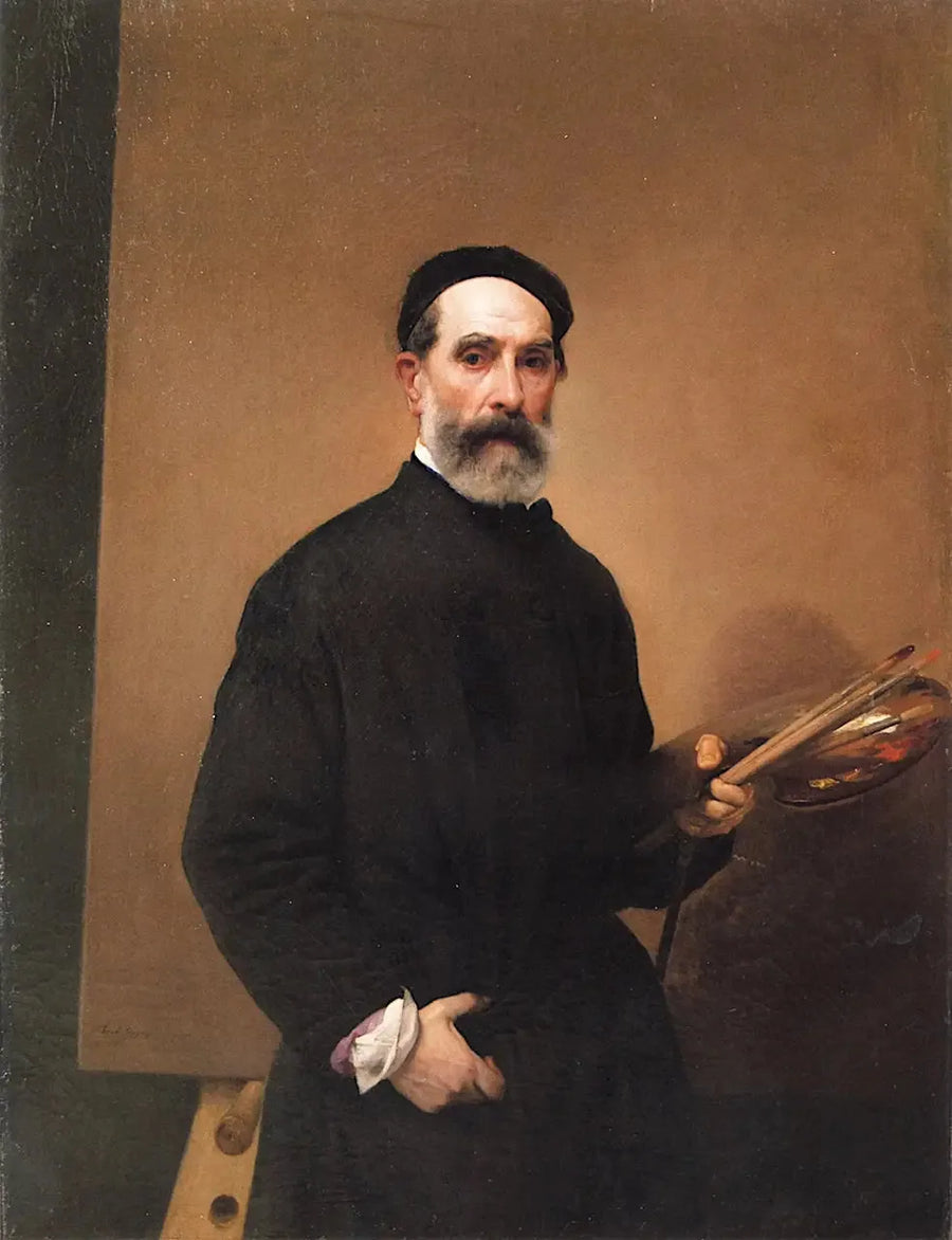 Autoportret w wieku 71 lat - Francesco Hayez