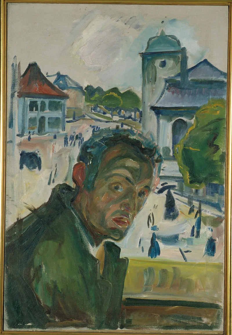 Autoportret w Bergen - Edvard Munch