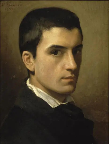 Autoportret w wieku 17 lat - Léon Bonnat