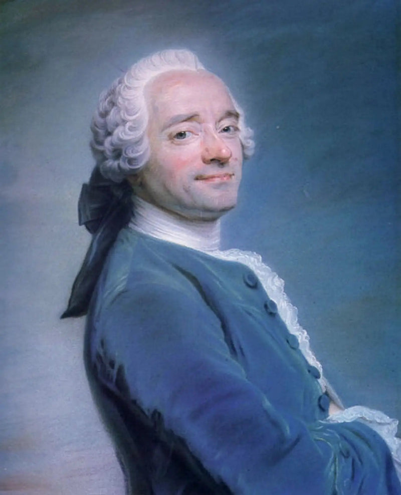 Autoportret w niebieskim ubraniu - Maurice-Quentin de La Tour