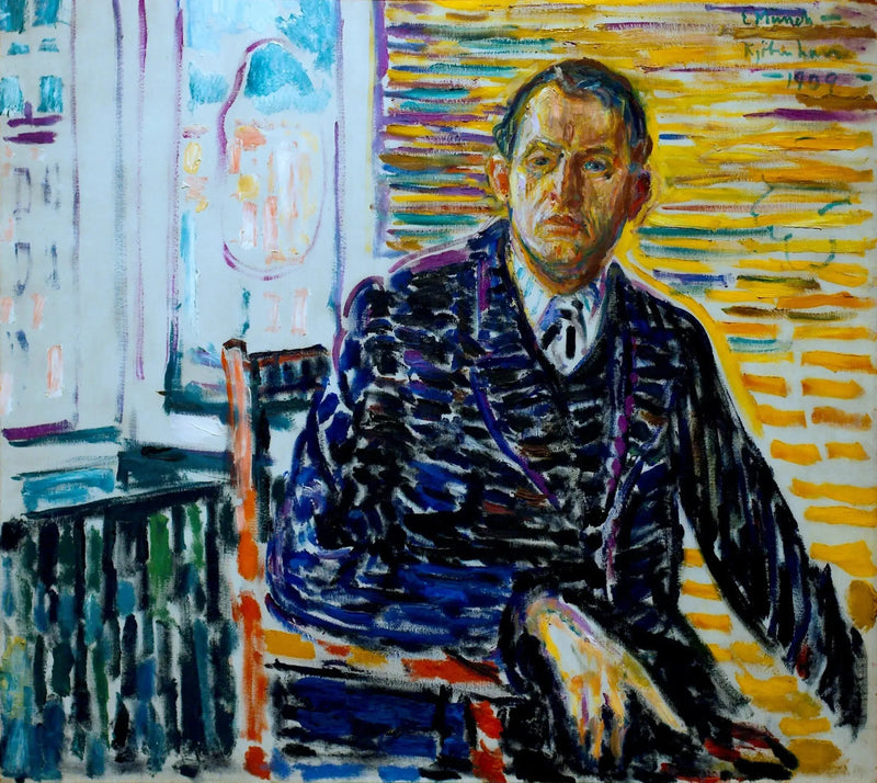 Autoportret w klinice - Edvard Munch