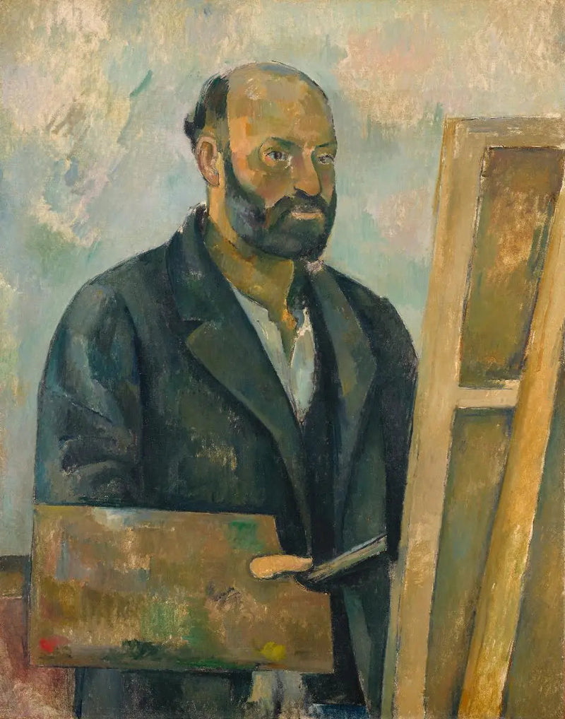 Autoportret z paletą - Paul Cézanne