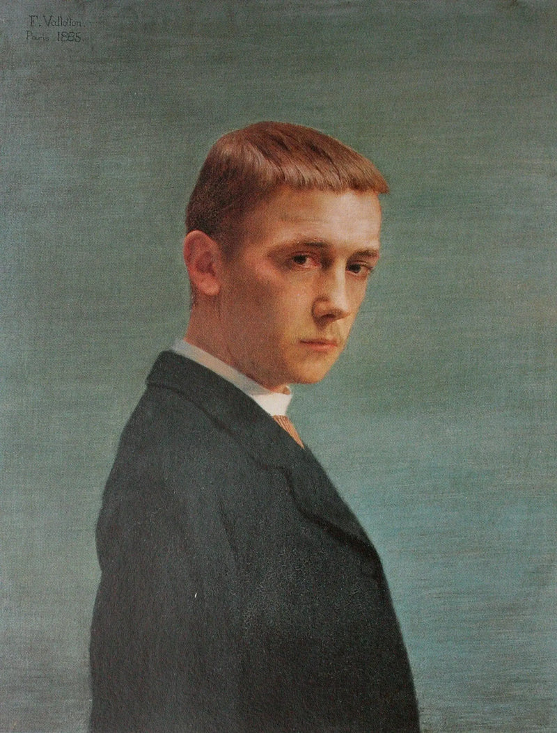 Autoportret w wieku dwudziestu lat - Félix Vallotton