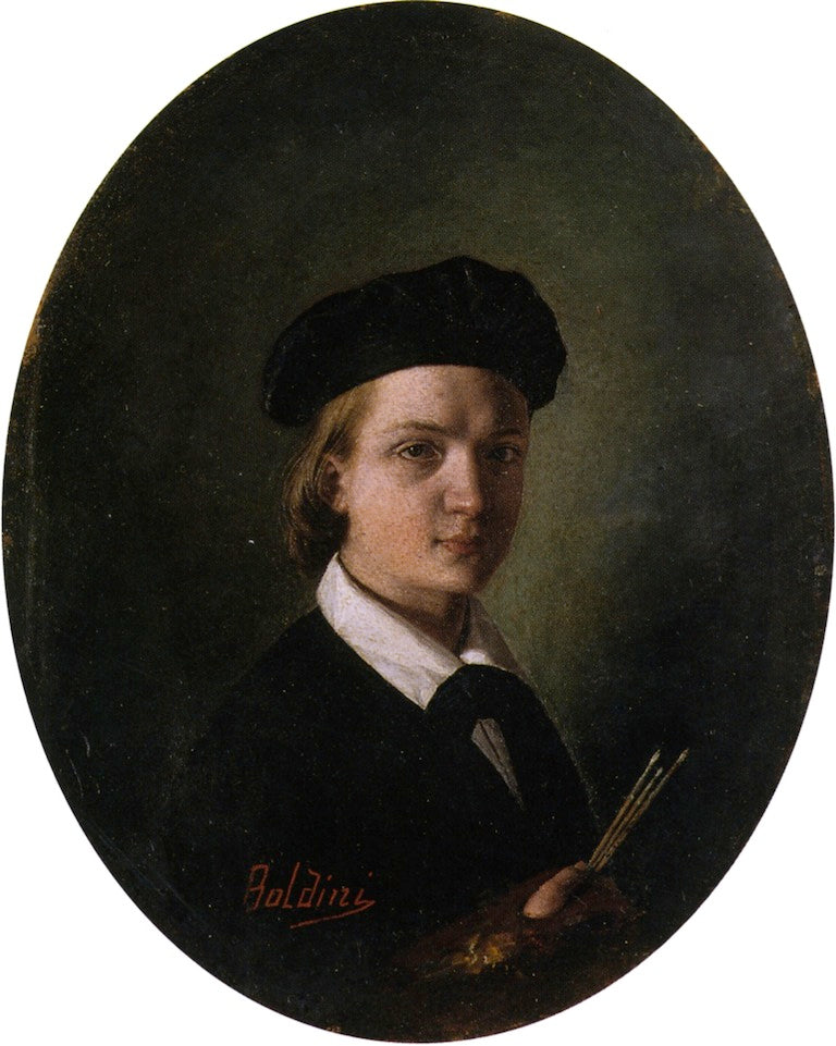 Autoportret w wieku czternastu lat - Giovanni Boldini