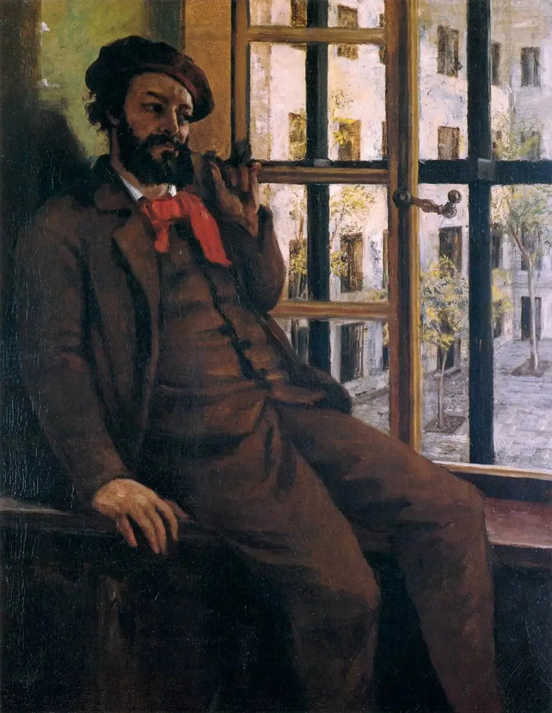 Autoportret w Sainte-Pélagie - Gustave Courbet
