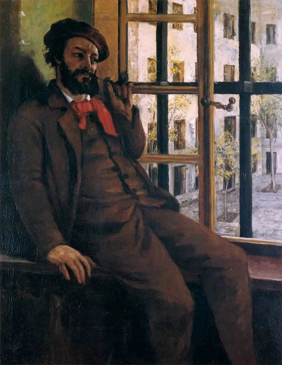 Autoportret w Sainte-Pélagie - Gustave Courbet