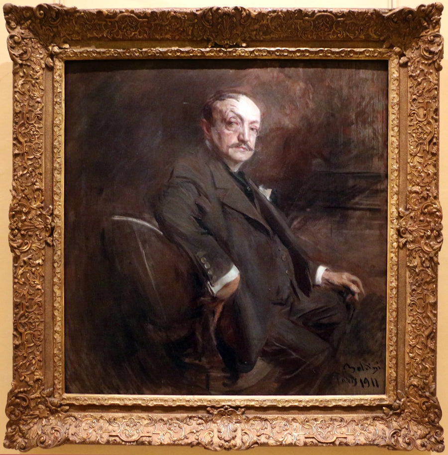 Autoportret w wieku sześćdziesięciu dziewięciu lat - Giovanni Boldini