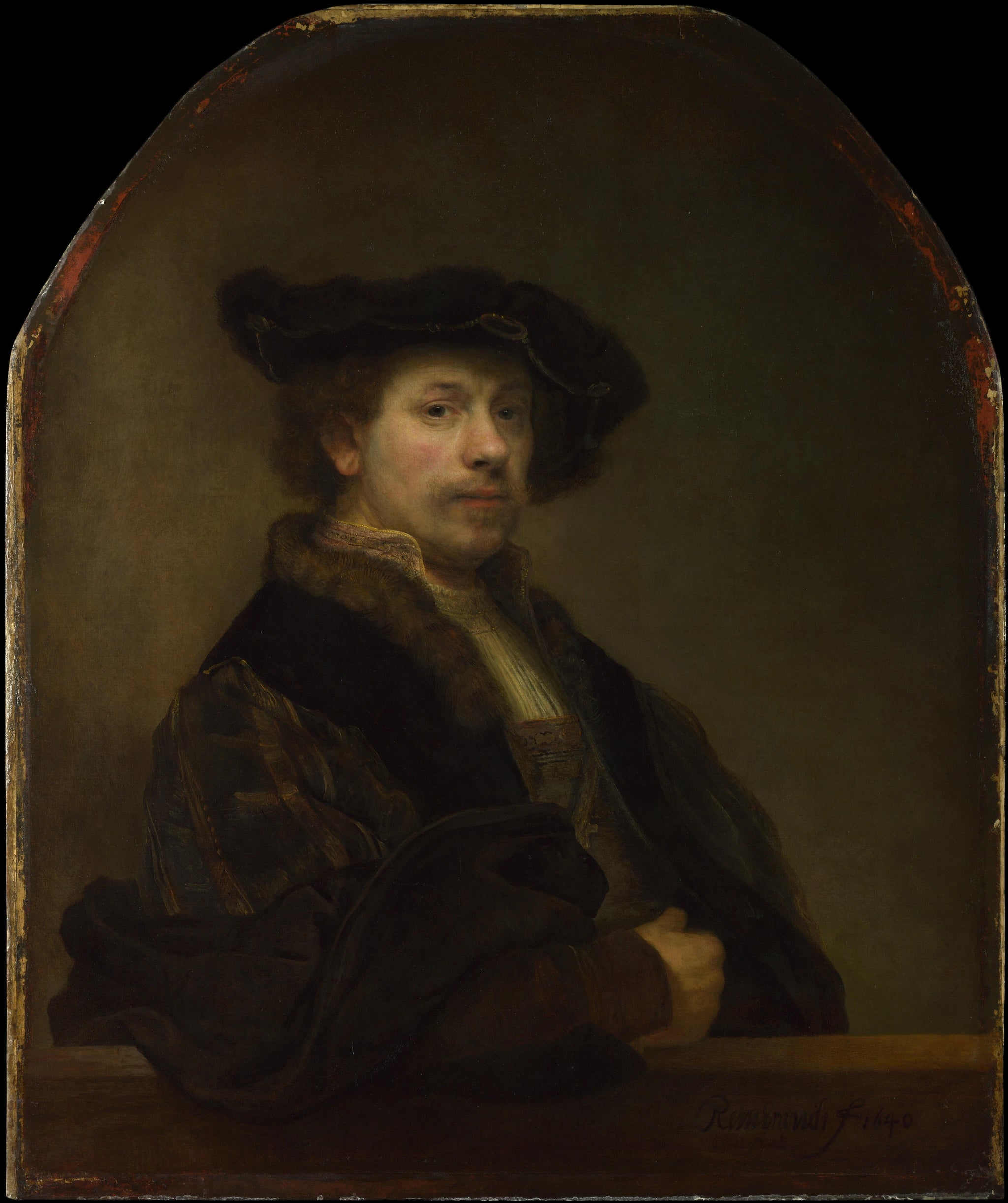 Autoportrait à l’âge de 34 ans — Rembrandt, 1640, National Gallery de Londres