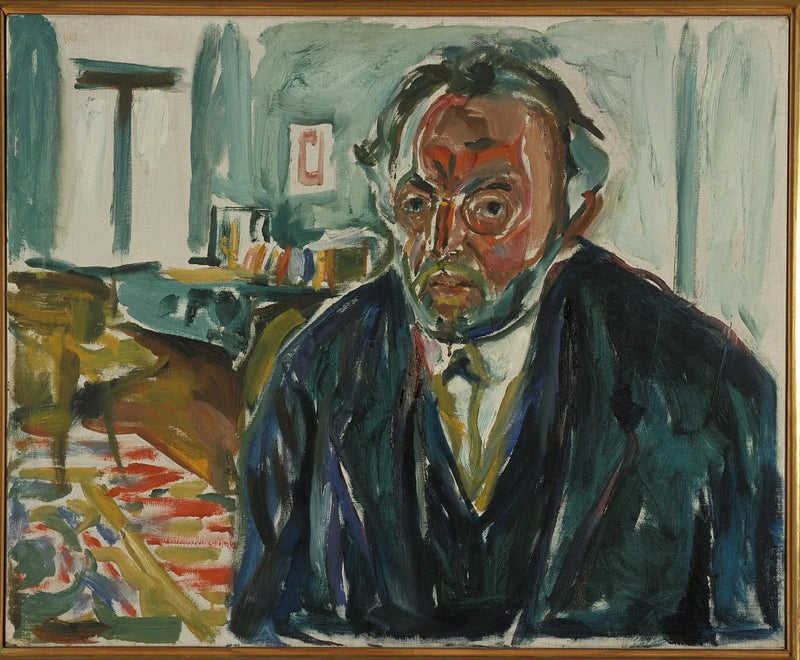 Autoportret po hiszpańskiej grypie - Edvard Munch