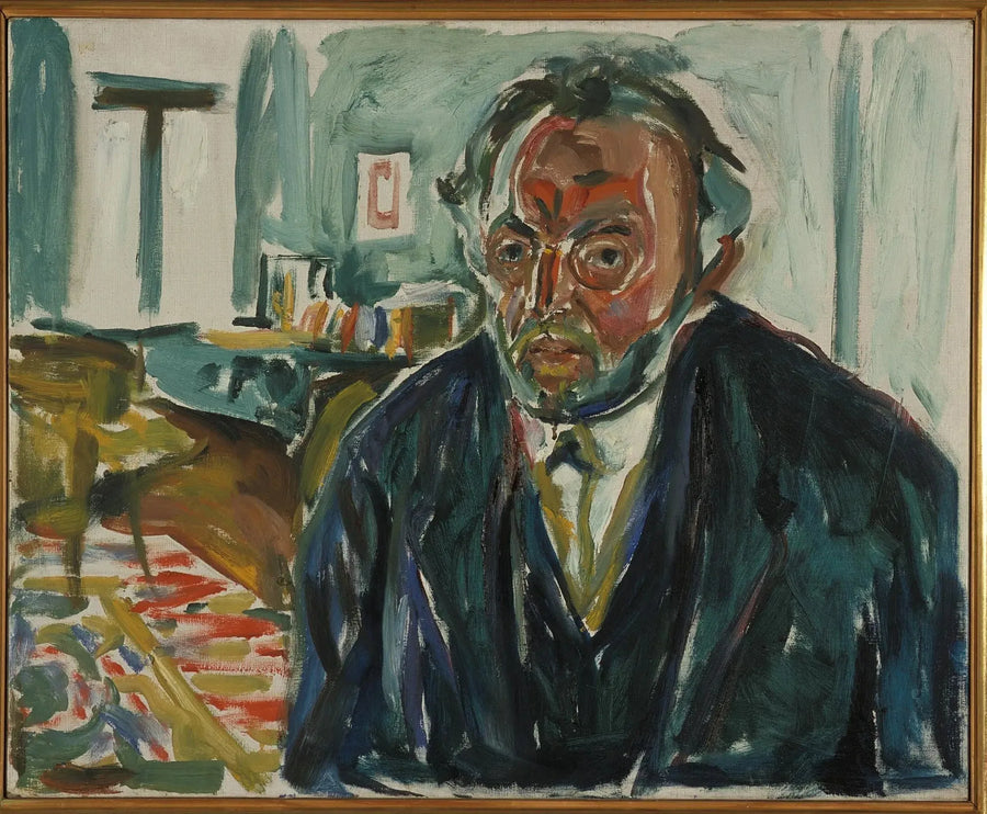 Autoportret po hiszpańskiej grypie - Edvard Munch