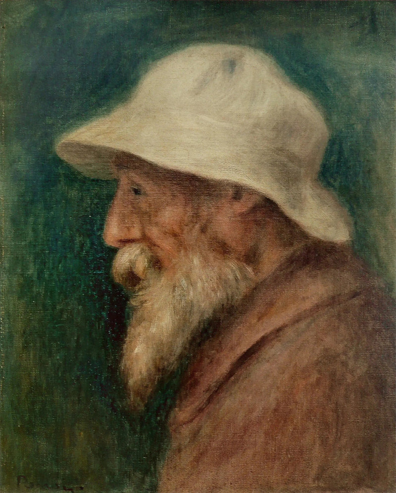 Autoportret w białym kapeluszu - Pierre-Auguste Renoir