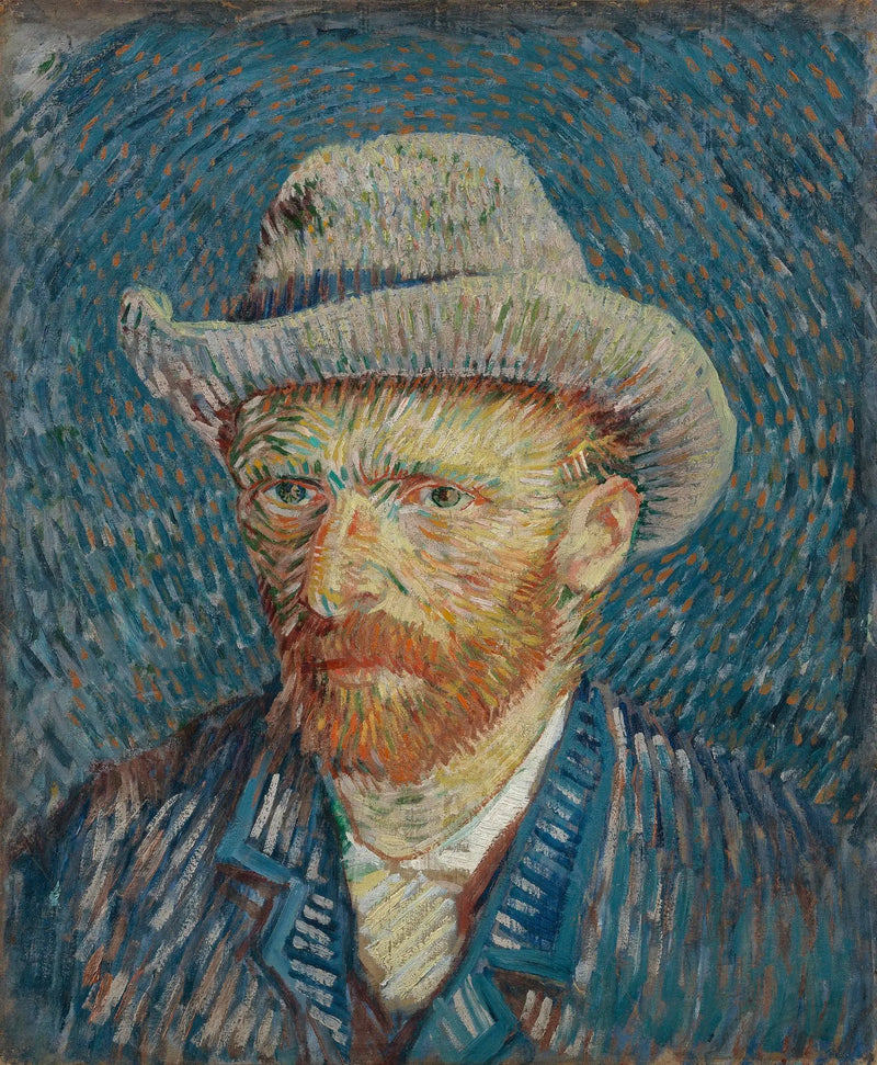 Autoportret w kapeluszu filcowym - Vincent van Gogh