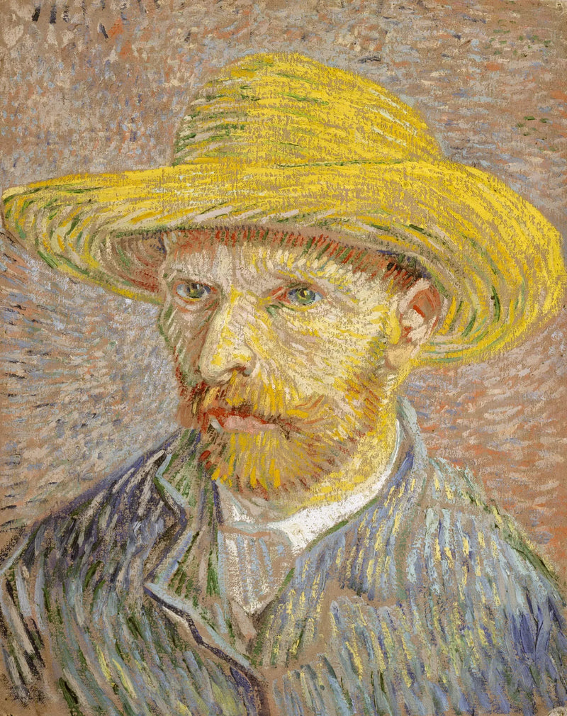 Autoportret w słomkowym kapeluszu - Vincent van Gogh