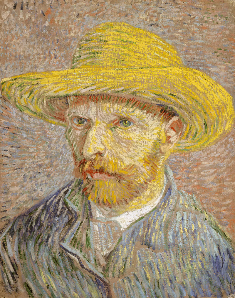 Autoportret w słomkowym kapeluszu - Vincent van Gogh