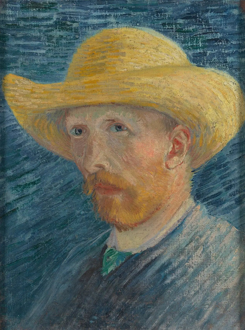 Autoportret w słomkowym kapeluszu - Vincent van Gogh