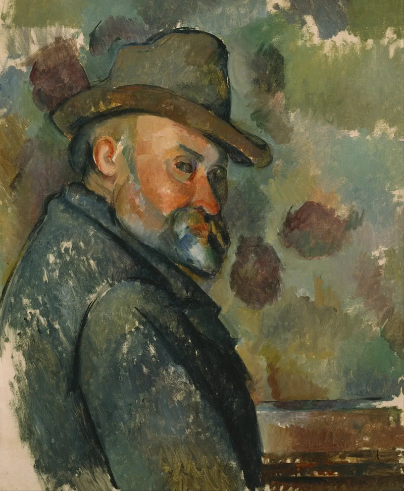 Autoportret w kapeluszu - Paul Cézanne
