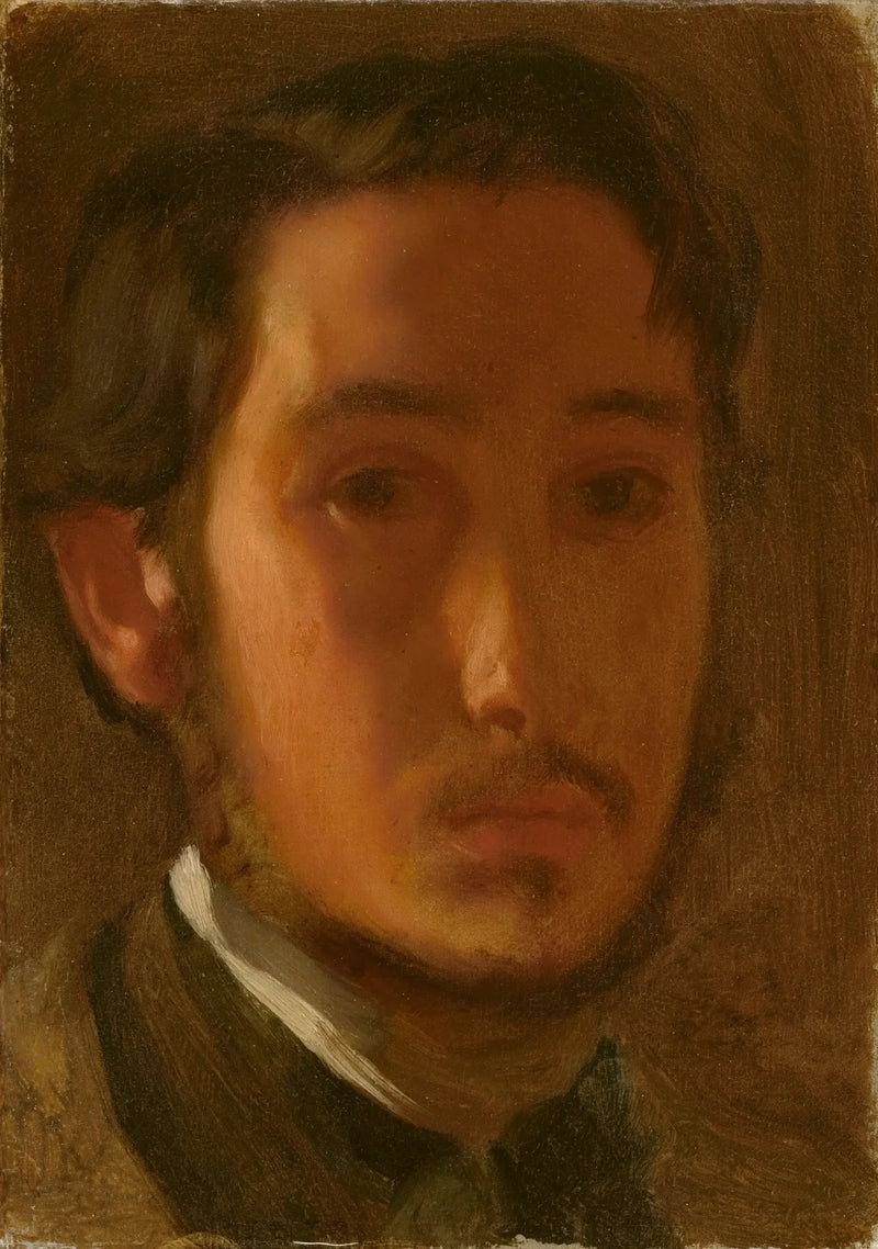 Autoportret w białym kołnierzu - Edgar Degas